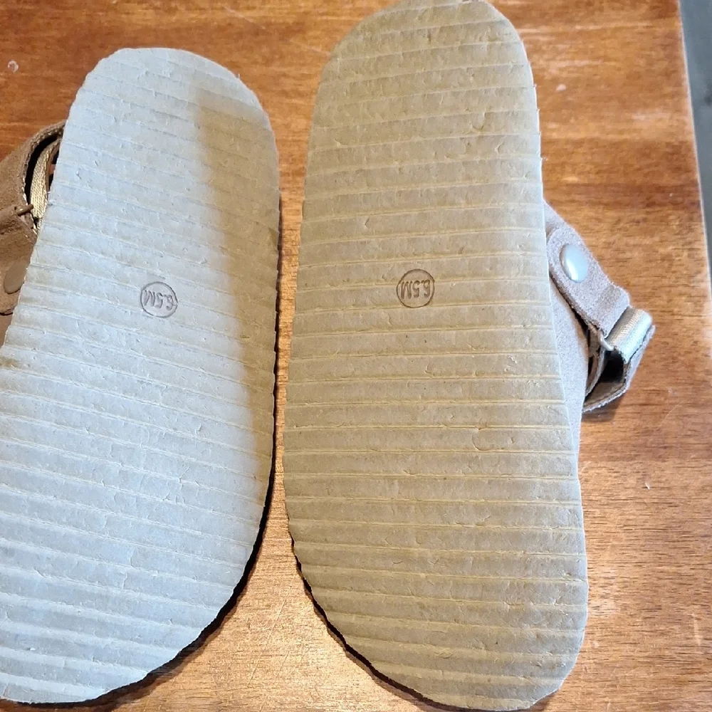 Women's Tan Suede Mules - Picture 4 of 5